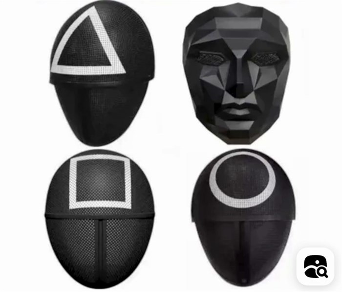 Маска кальмара 10193