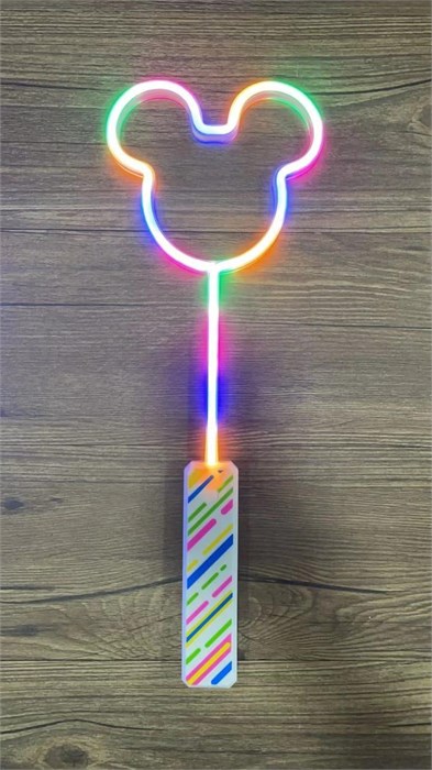 Палочка Микки неоновые радужный 10195