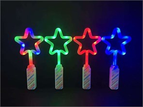 Палочка неон звезда маленький 10186