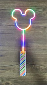 Палочка Микки неоновые радужный 10195