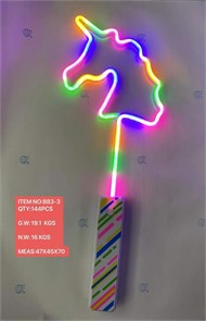 Палочка неонвый единорог радужный 10196