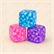 Сквиш cube squeeze - снежинки в цвете 10388