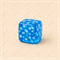 Сквиш cube squeeze - снежинки в цвете 10388